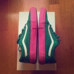 Vans Old Skool Pro “S” 10 (Golf Wang) Green/Pink